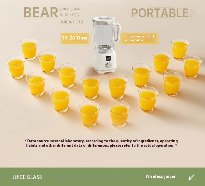 Portable Juicer Blender 600ml Electric Fruit Juicer USB Charging Lemon Orange Fruit Juicing Cup Smoothie Blender Machine