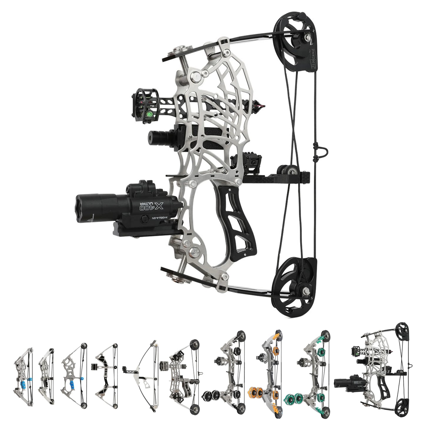 Archery Compound Bow 10lbs/12lbs/16lbs/15-32lbs High-Elastic Steel Limbs Suitable Beginners Target Shooting Outdoor Practice