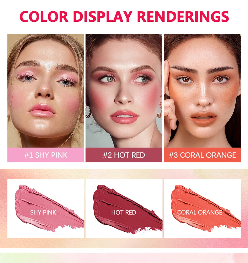 pixiBlush Cosmetic Blush Palette Long lasting Matte Stick Makeup Products Make Up Blusher Cosmetics Pink Blush in Bar Korean