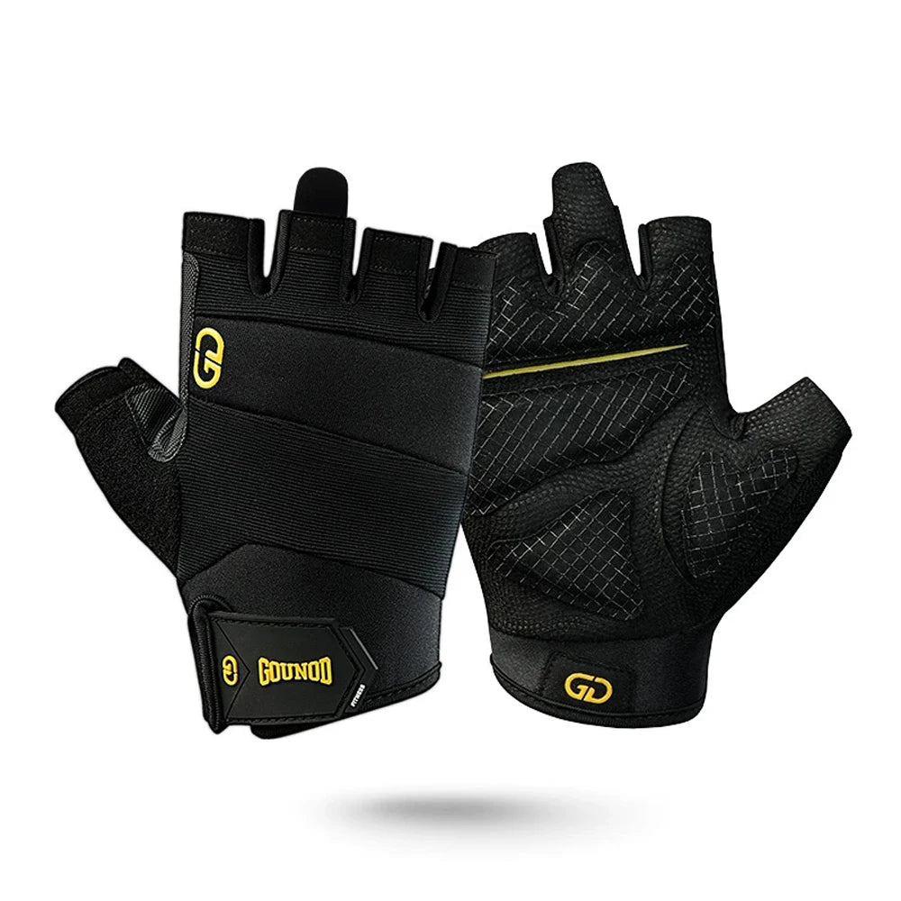1Pair  Unisex Workout Gloves Full Palm Protection Weight Lifting Gym Gloves for Training Cycling Fitness Exercise