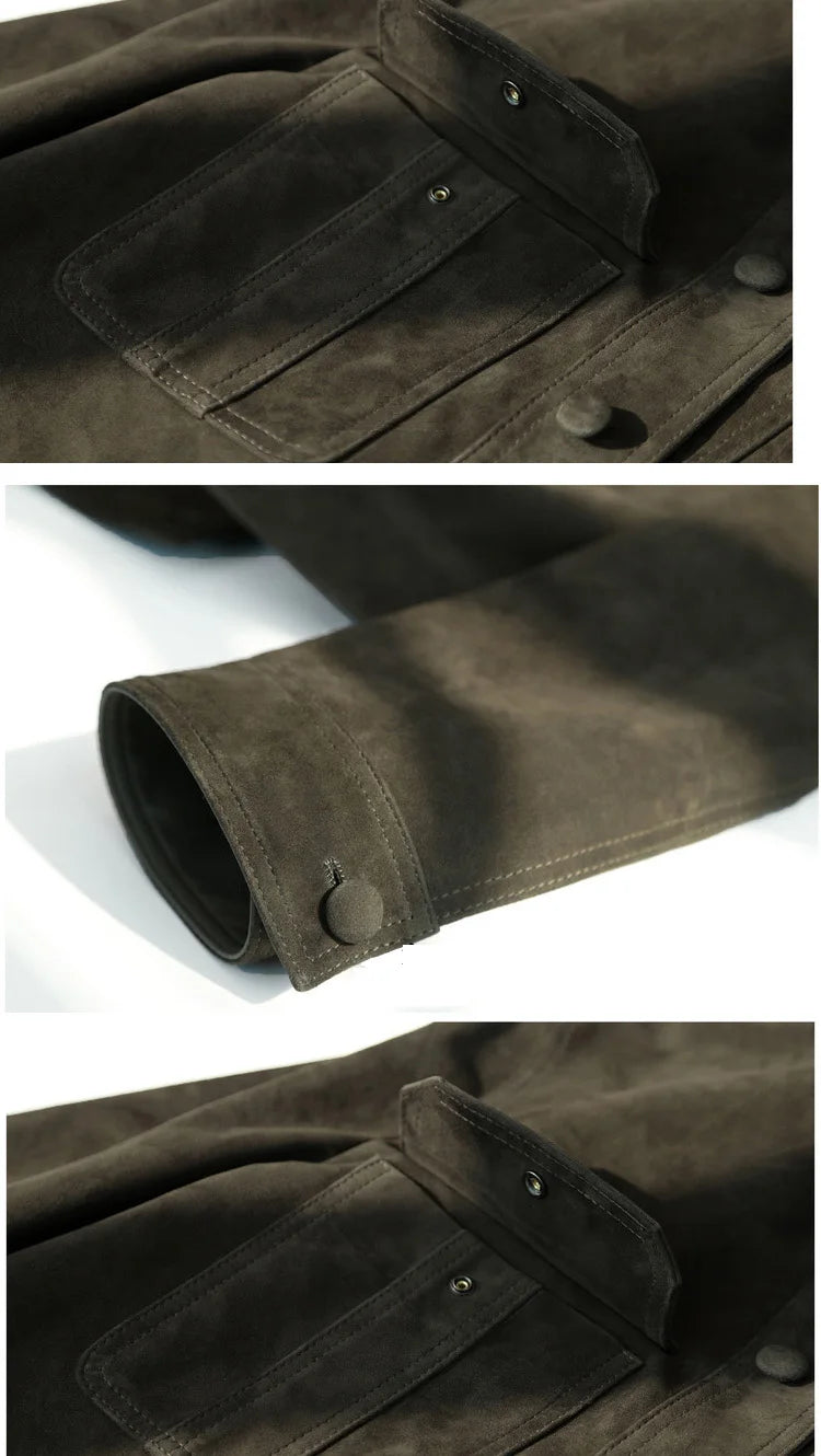 Classic Quality Leather Jacket For Women 2026 Winter Cashmere Suede Leather Coat Female Slimming Versatile Jaqueta Streetwear