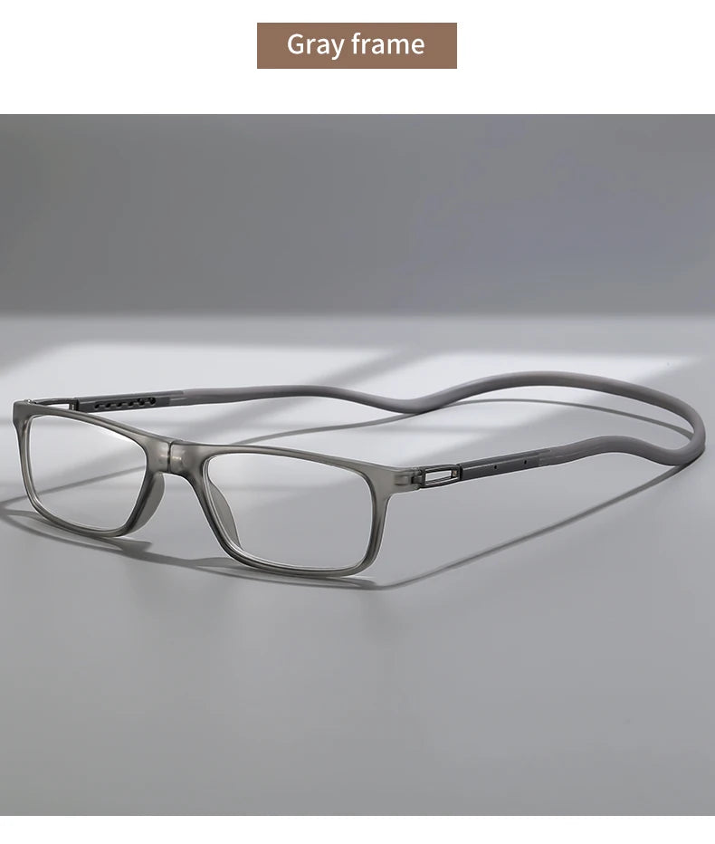 The new neck-hugging reading glasses are convenient to carry and are high-definition and comfortable for daily reading