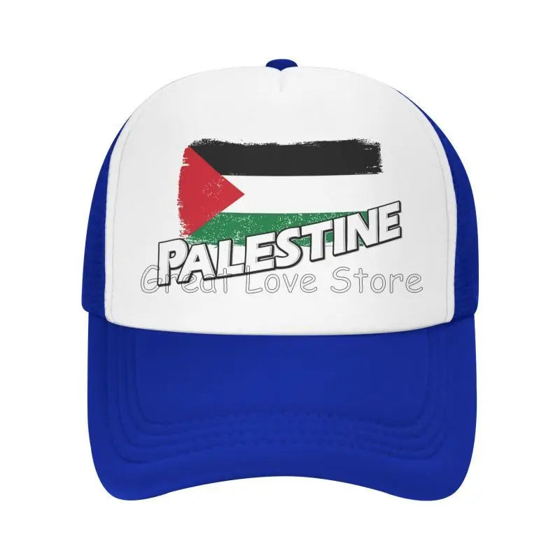 Palestine Flag Baseball Caps Breathable Mesh Cap for Women Men Summer Outdoor Casual Sun Protection Hat Adjustable Snapback Hat