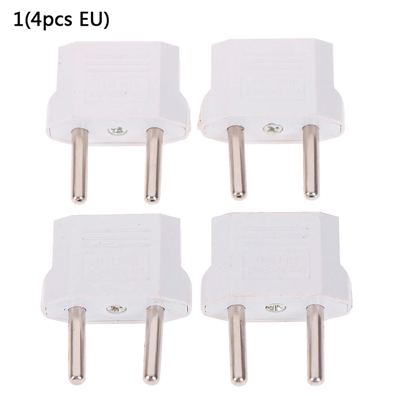 [TG820]4Pcs european usa eu to us plug us to eu plug travel charger adapter converter