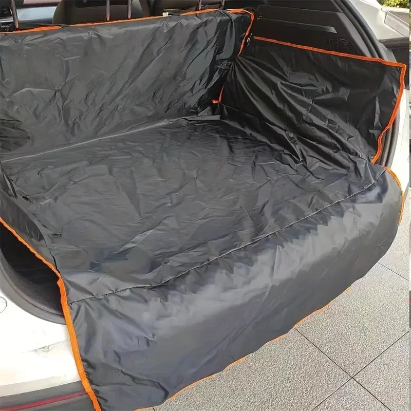 2025 Durable Polyester Auto Trunk Mat for Pets - Non-Slip, Scratch-Resistant, Easy-Clean Mat for SUVs and Cars, Pet Safety Mat