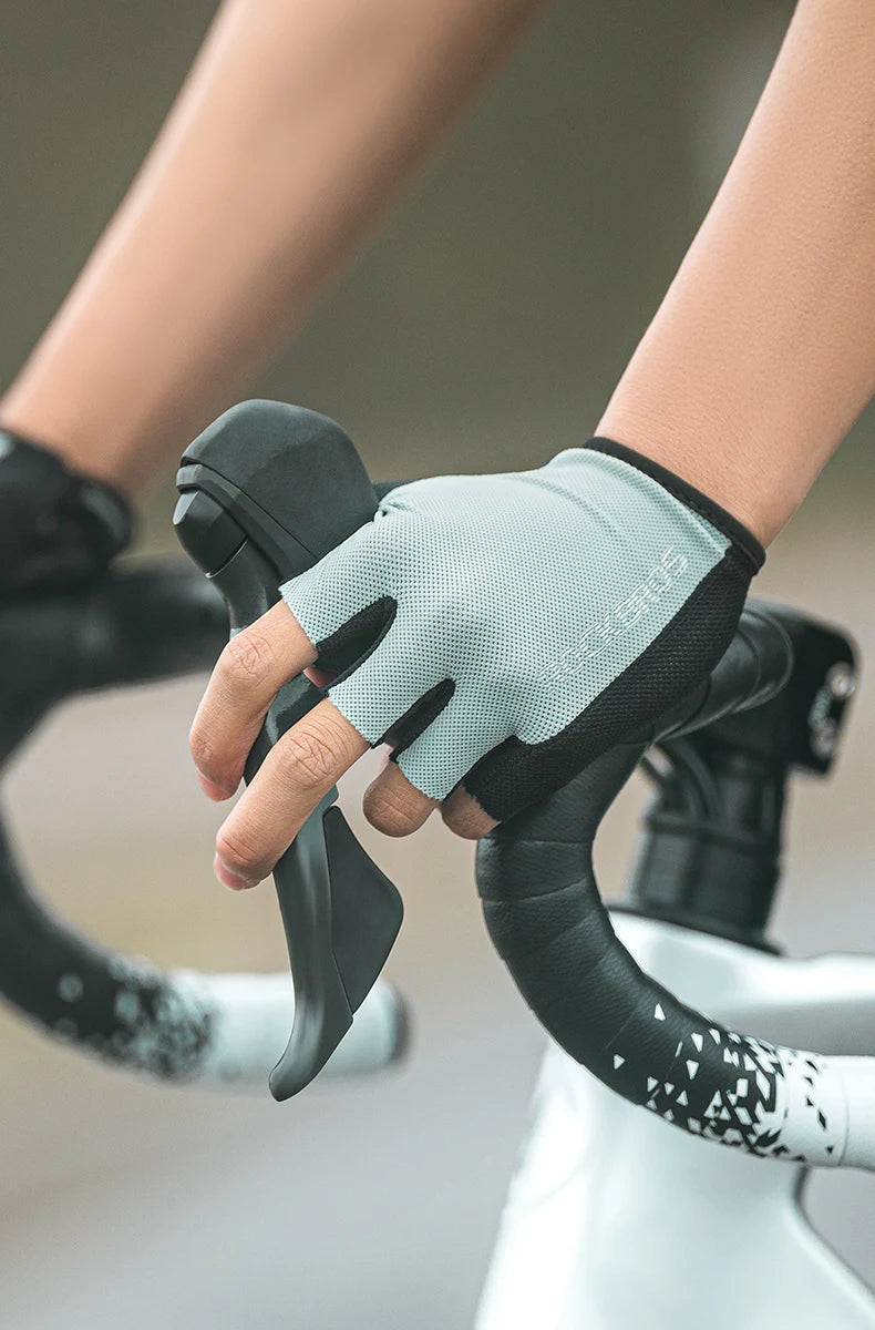 ROCKBROS Cycling gloves breathable half finger gloves racing bike gloves anti slip mountain bike gloves cycling equipment gloves