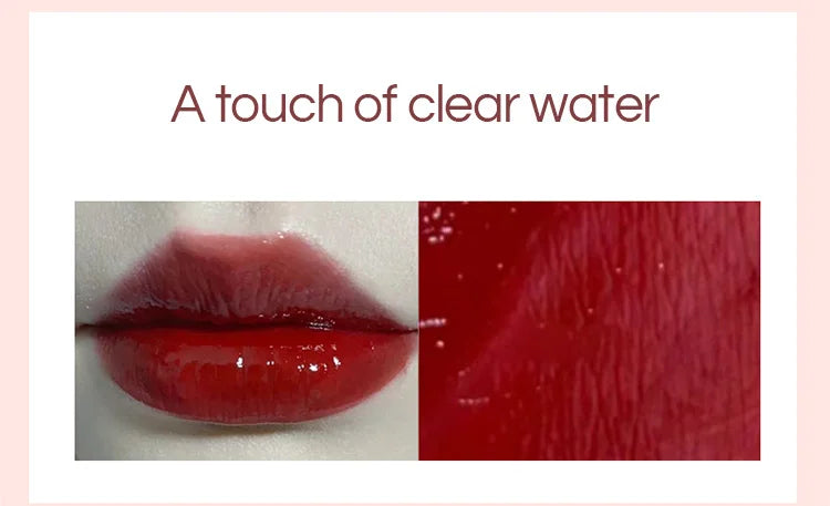 Moisturizing Plump Lips Mirror Effect Lip Color Non Greasy Texture Liquid Lip Pigment Not Easy To Stick Lightly Lip Glaze
