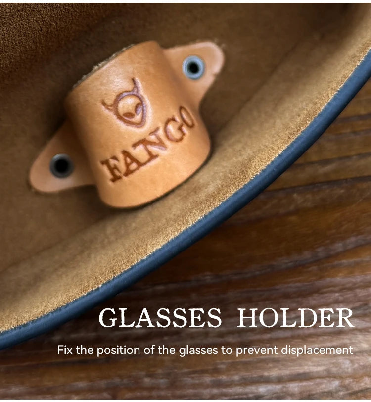 Genuine Leather Eye Glasses Bag for Eyeglass High Quality Handmade Causal Glasses Case Sunglasses Protector Pouch