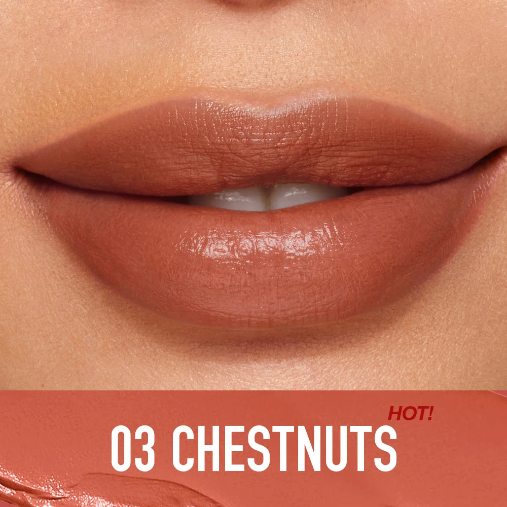 Hydrating Satin Lipstick Long Lasting Moisturizing Nourishing Non Oily Plump Lips Gloss Smooth Formula Glowing Finish
