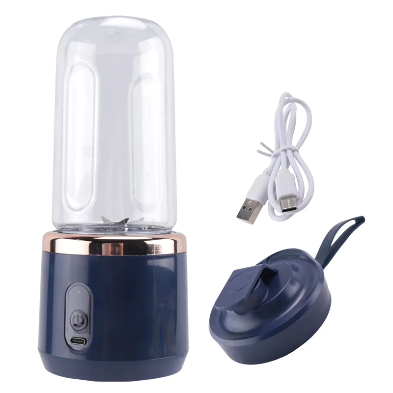 A19F-New Portable Blender 400Ml Electric Juicer Lemon Orange Fruit Squeezer Wireless Rechargable 21000Rpm Mixer