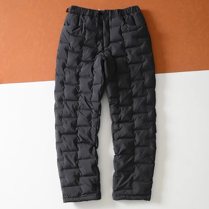 Thickened Outdoor Men's Thermal Cotton Pants Windproof Waterproof Cold-resistant Casual Straight Leg Long Trousers
