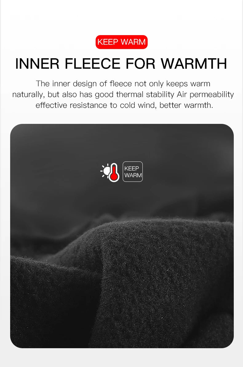 Outdoor Warm Gloves Autumn Winter Thermal Sport Cycling Running Bicycle Ski Gloves for Camping Hiking Motorcycle Gloves MenWomen