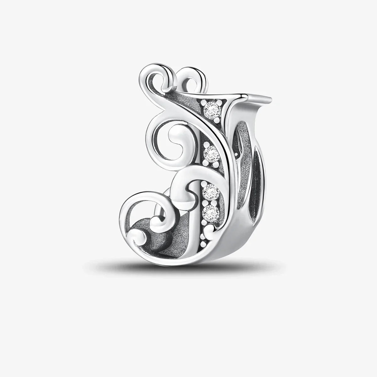 925 Sterling Silver English Letter Charms Beads Fit Original Pan DIY Bracelets Making Gift Of High Quality Fine Jewelry