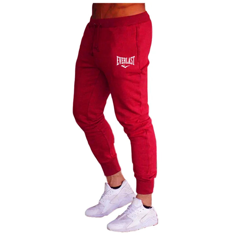 New Printed Pants Autumn EVERLAST Men/Women Running Pants Joggers Sweatpant Sport Casual Trousers Fitness Gym Breathable Pants