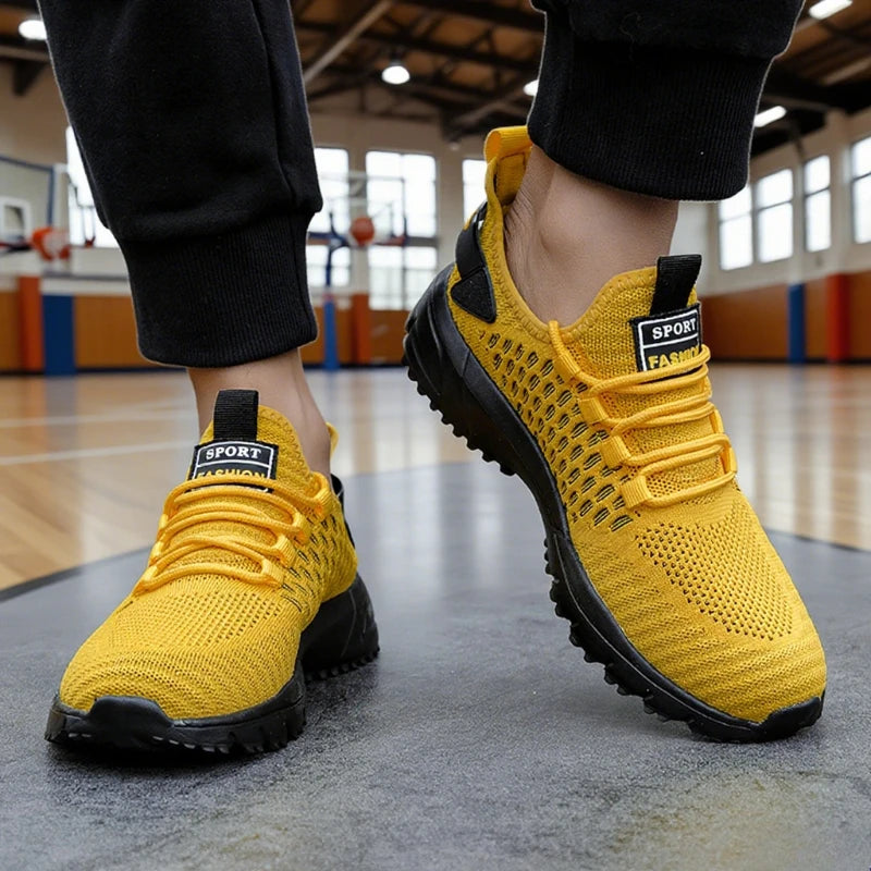 Men's Running Shoes 2025 Mens Sneakers Shoes Fashionable Outdoor Anti Slip Casual Walking Shoes Designer Thick Soled Platform