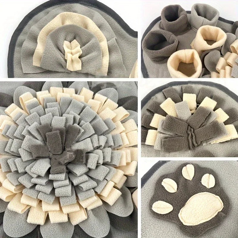 pet feeding mat For Dogs Interactive Durable Dog Slow Feeding Pad Training Mat For Foraging Skills And Slow Eating