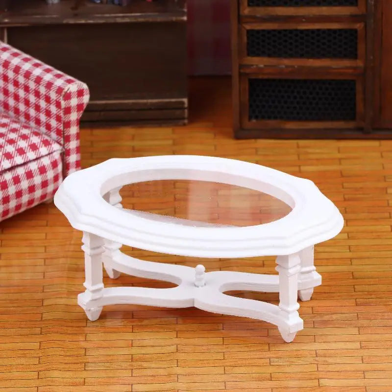 1/12 Dollhouse Furniture: Coffee Table Model; Stylish Decor for Miniature Living Room Scenes