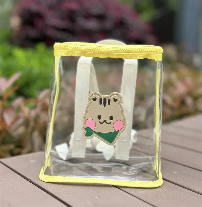 Kids Backpack Toddler Backpack Mother Kids Bags for Girl School Bags Cute Pvc Transparent Bag for Boy Bolsas Para Niños Mochila