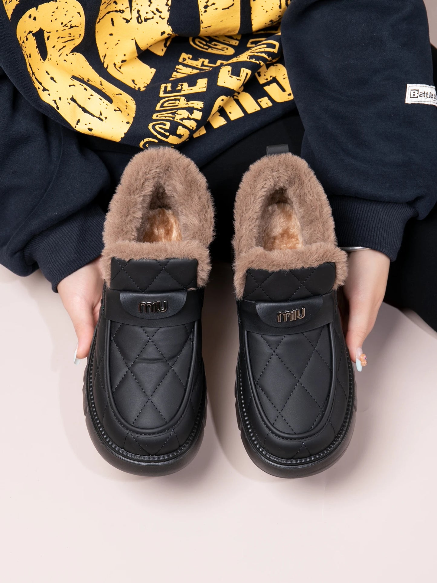 2026 Winter New Arrival Women's Shoes Thick Bottom Anti-Slip Wear-Resistant Cold-Proof Warm Comfortable Free Shipping