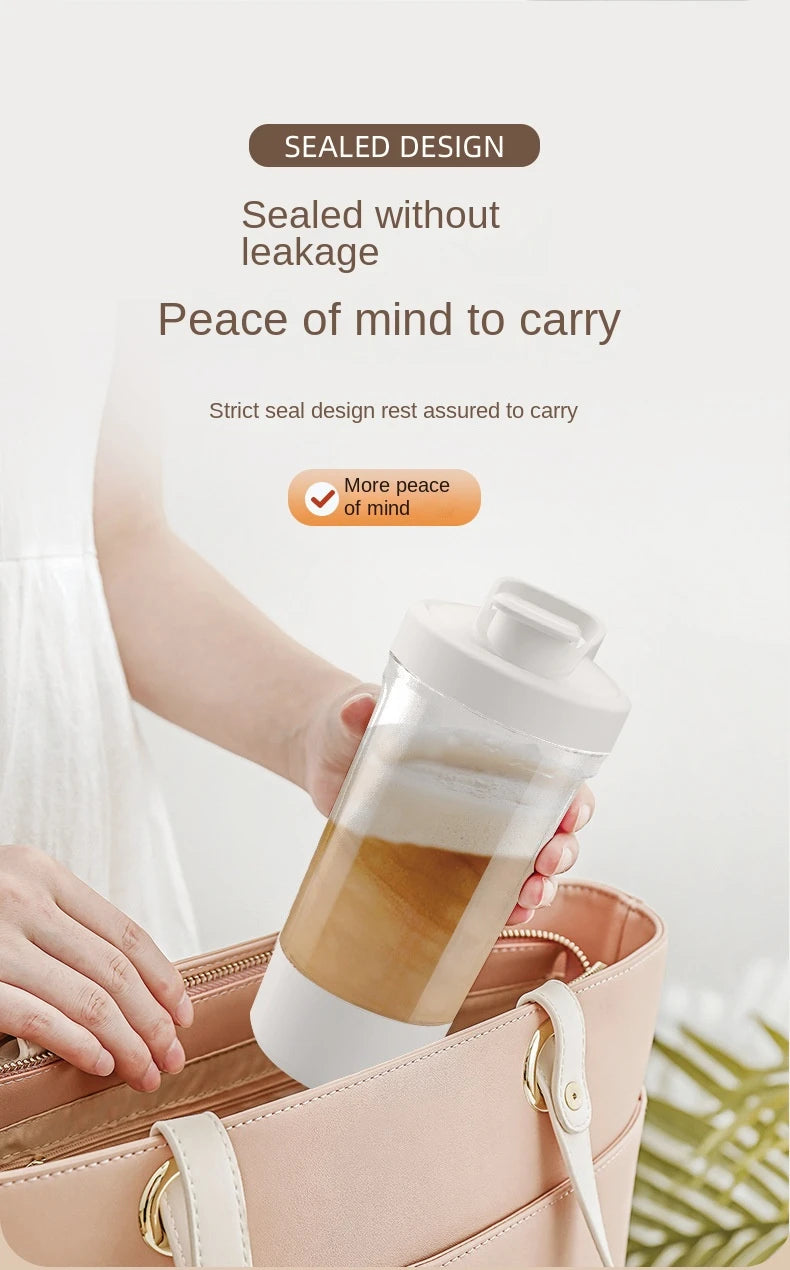 New Portable Electric Shaker Bottle USB Rechargeable Blender Multipurpose Mixer Cups for Fitness Workout  Automatic Mixing Cup