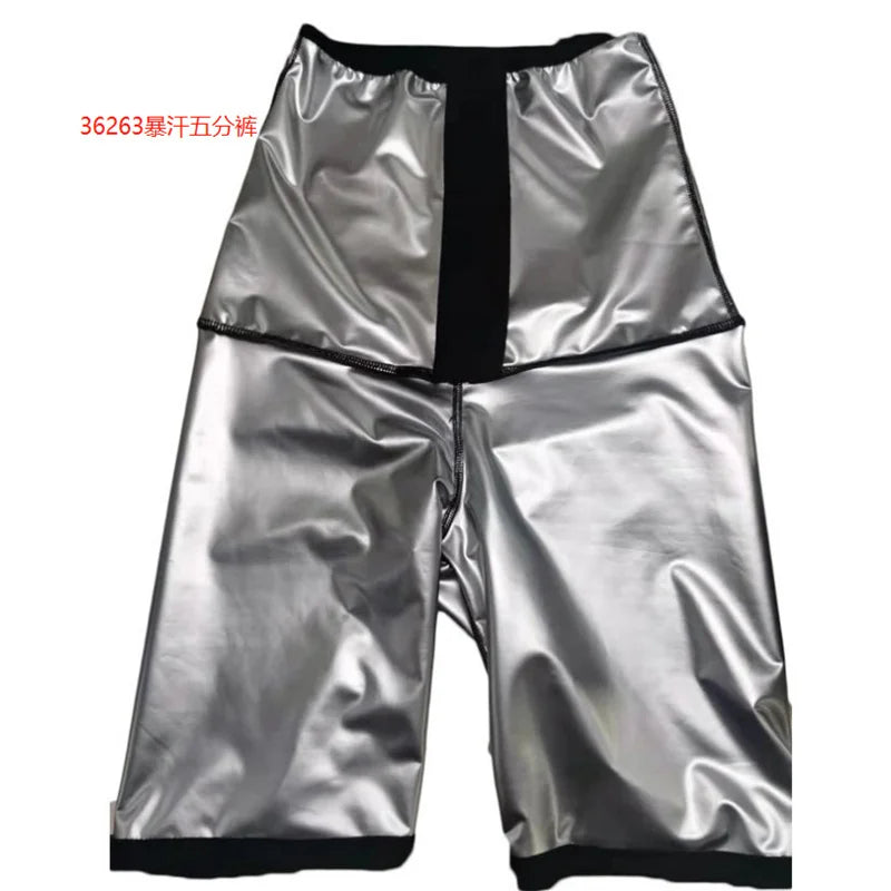 Sweat Sauna Pants Body Weight Loss Slimming Pants Waist Trainer Shapewear Tummy Hot Sweat Leggings Fitness Workout Pants