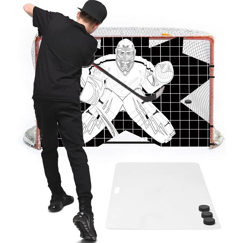 Hockey Goalie Shooting Target Street Hockey Net Goalie Target Hockey Goal Practice Target for Practicing Shooting Accuracy