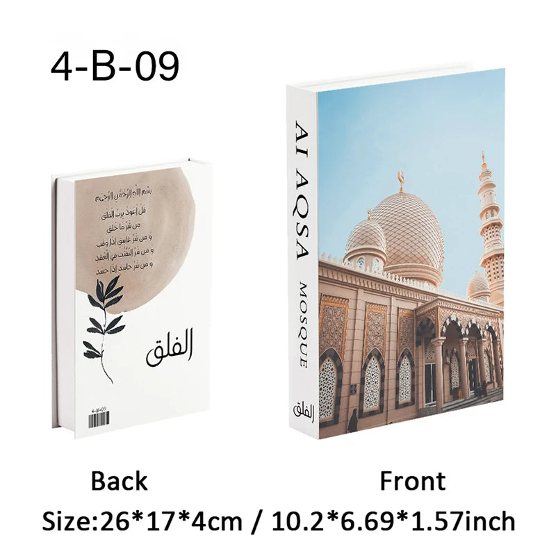 Islamic Church Writing Culture Fake Books Decorative Coffee Table Decoration Storage Box Bookshelf Bedroom Aesthetic Home Decor