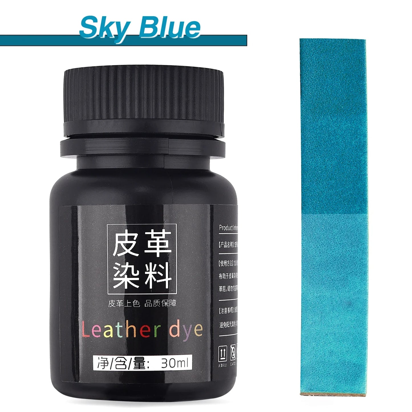 30ml Leather Dye Color Paint Handmade Leather Goods Carving Material Color Changing Dye Adjustable Diluted Alcohol Leather Dye