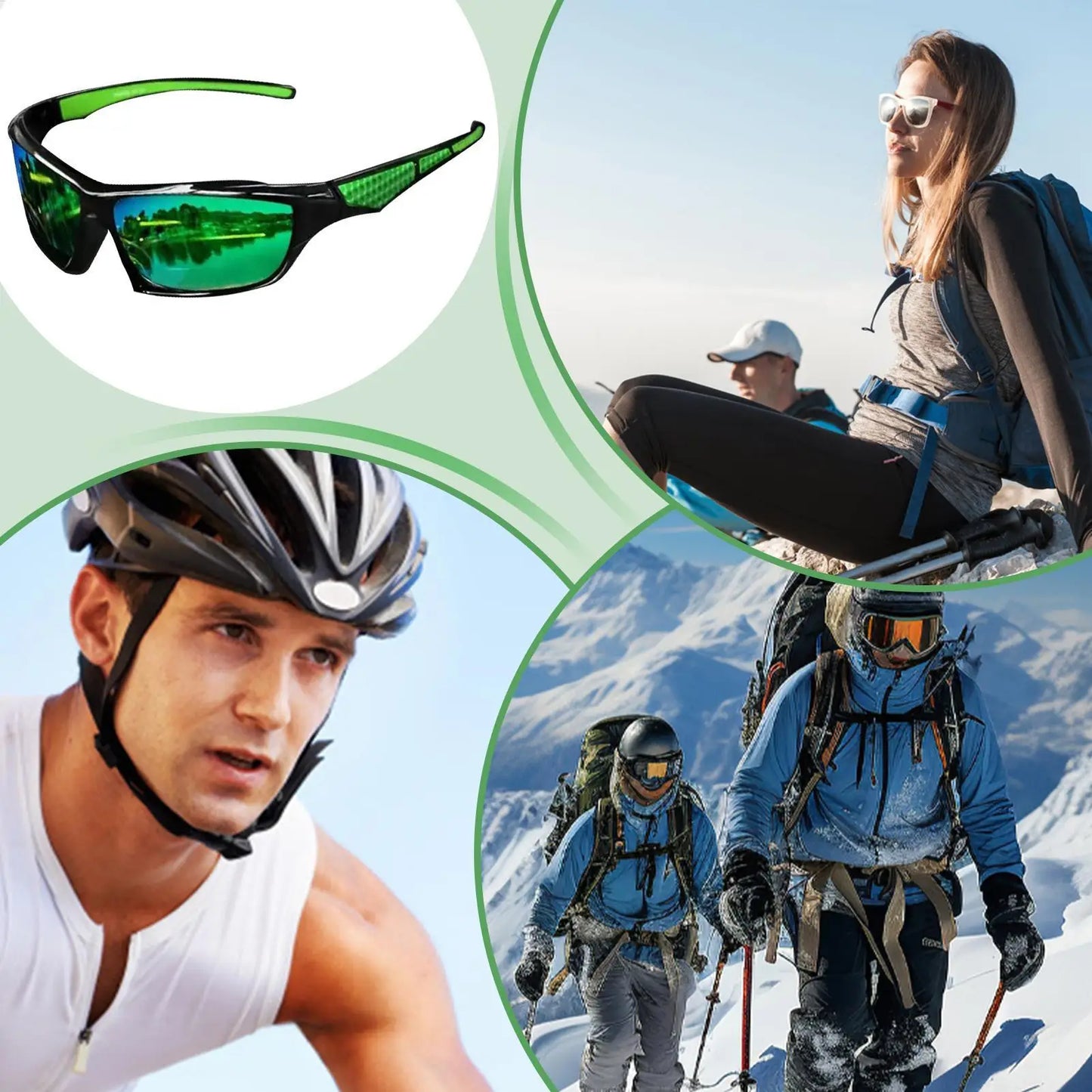 Men's Polarized Sunglasses Lightweight Sun Glasses Polarized Sunglasses Comfortable Lightweight Frame Sport Eyeglasses