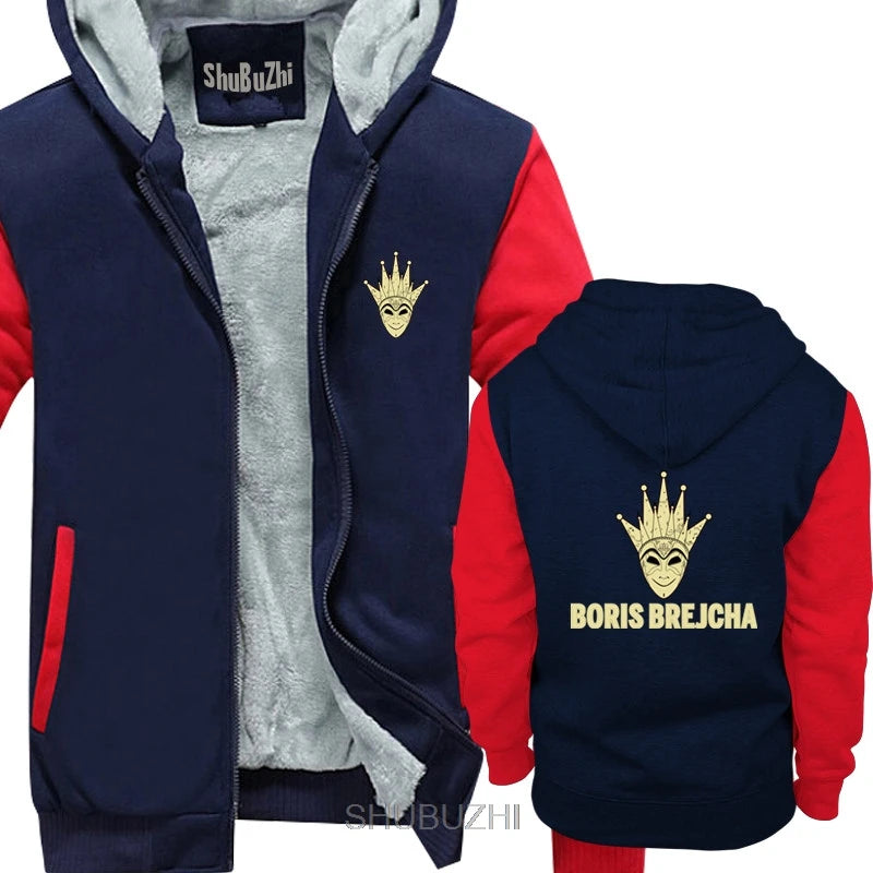 DJ BORIS BREJCHA men thick hoodies High-Tech Minimal Techno Music Unisex & Kids A37 Cartoon male hoody men New Fashion sbz6487
