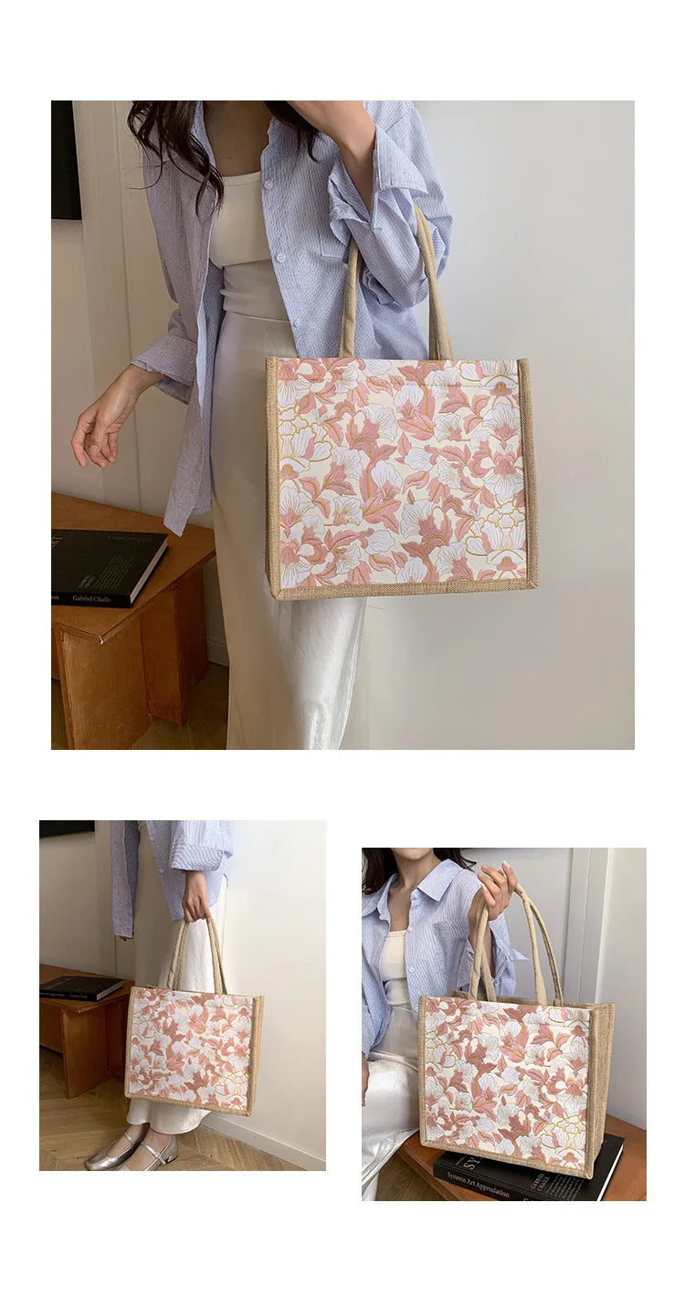 Women Tote Bag Casual Tote's Handbag Personalized Bento Bag,Reusable Grocery Bags Shopping Bags