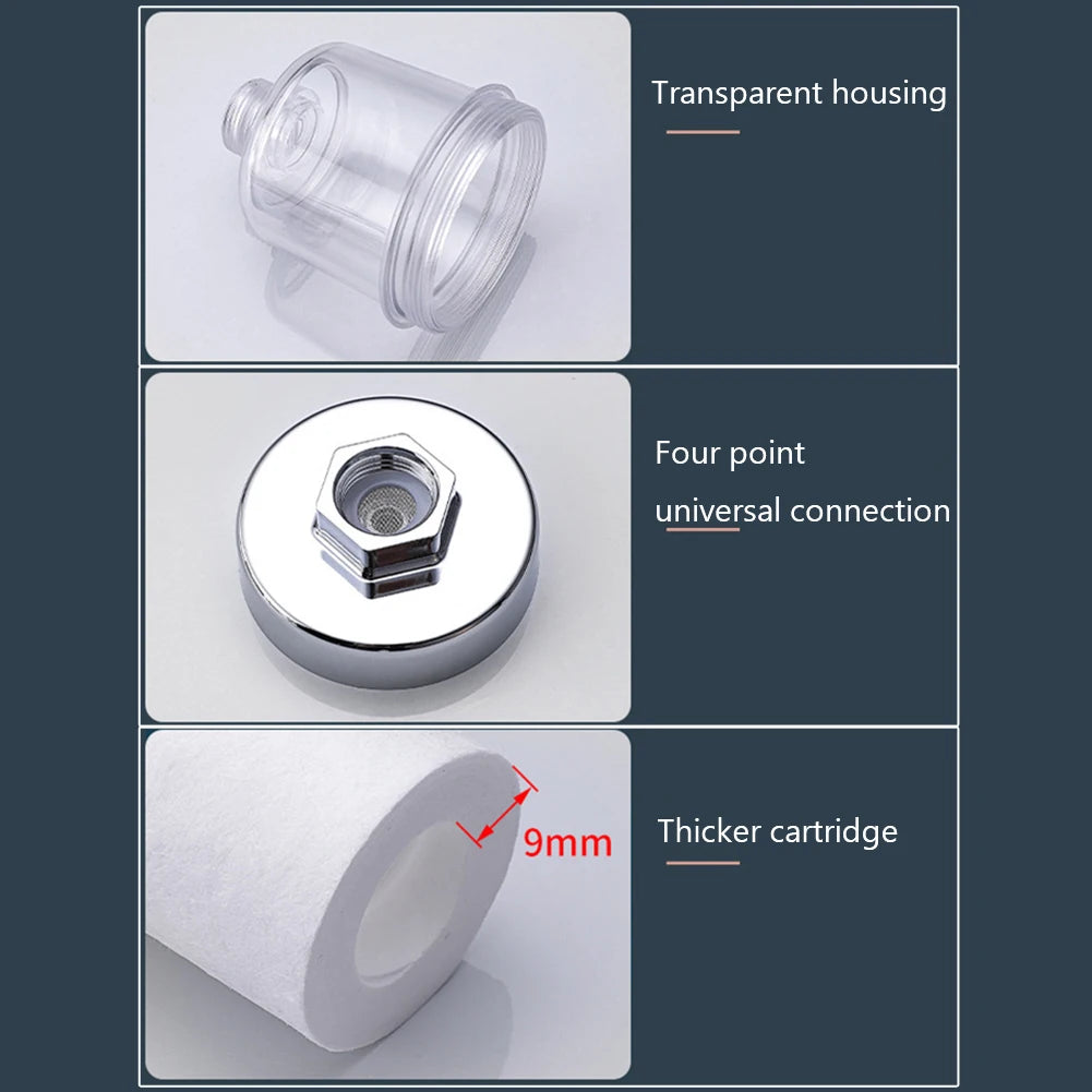 Water Outlet Purifier Kits cocina Universal Faucet Filter For Bathroom Shower Household Filter PP Cotton High Density Practica