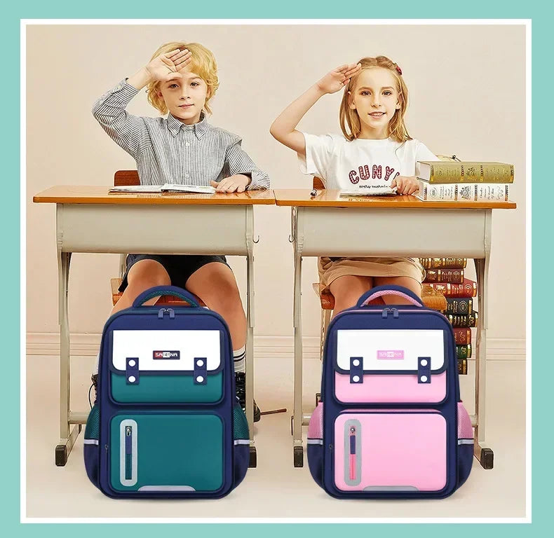 Childrens Schoolbag Fashion New Boys Girls Student Primary School Schoolbag Kids Waterproof Childrens Shoulder Bag Schoolbag