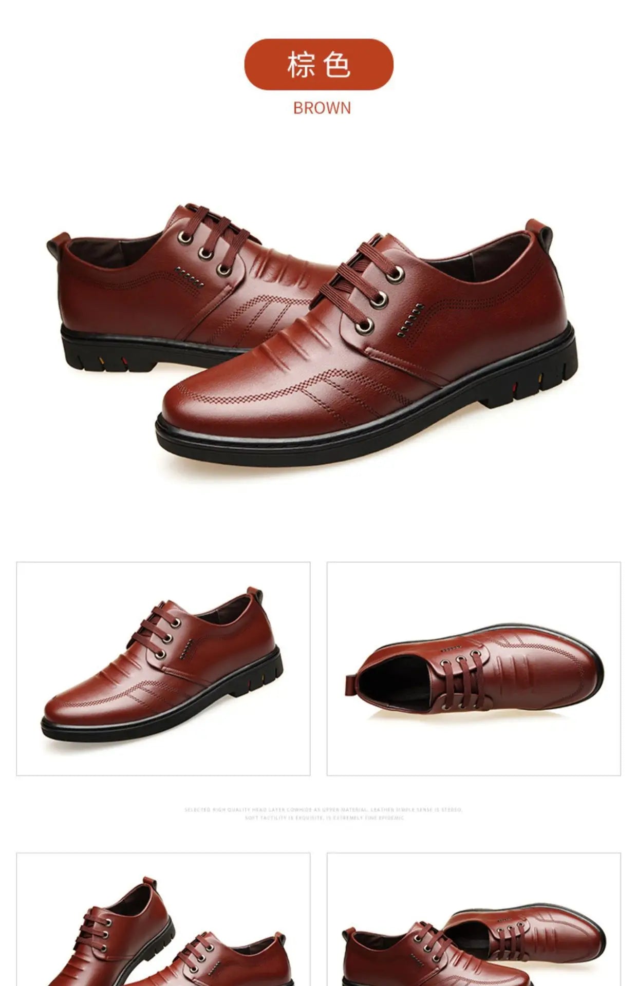 Leather Shoes Men's New Business Formal Shoes for Men Autumn Breathable Men's British Korean Pointed Toe Wedding Groomsmen Shoes