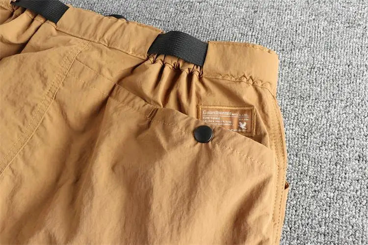 2025 New Japanese Loose Straight Outdoor Paratrooper Assault Pants Men's Functional Pocket Casual Trouser with Belt for Cityboy