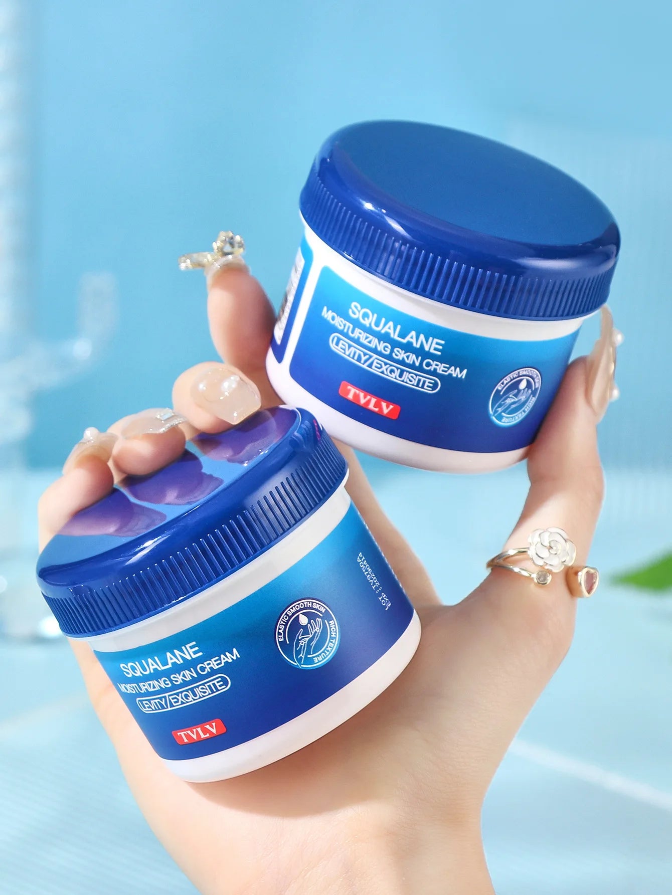 Ultra-Nourishing Squalane Cream for Dry Rough Skin Deeply Moisturizing Prevents Cracking Dryness Hypoallergenic Hand Foot Cream