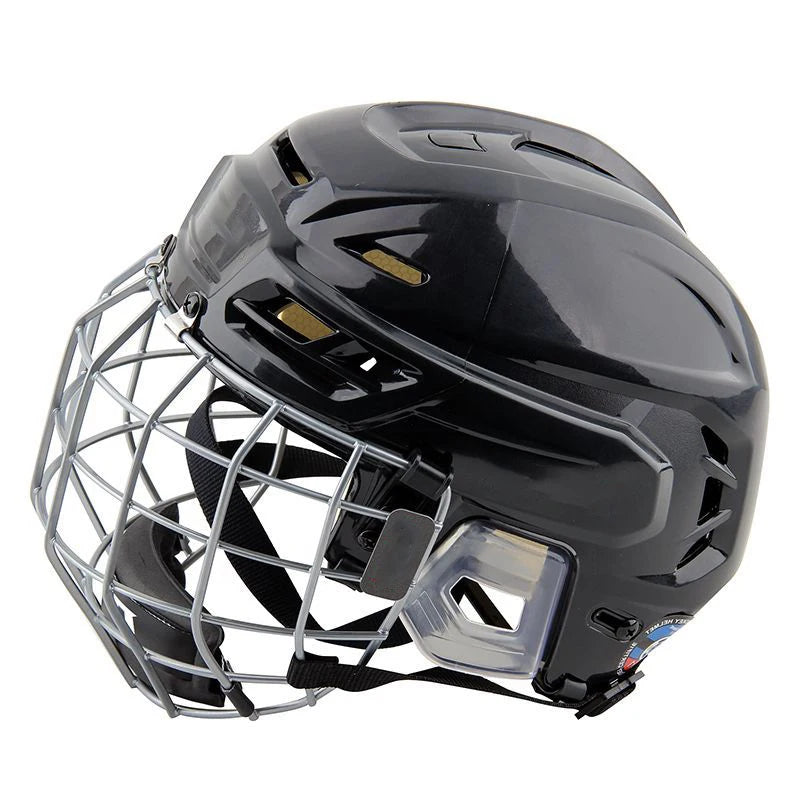 Ice Hockey Helmet Tactical Sports Rugby Adjustable Hockey Helmet Full Face Adult Safety Top Equipment Face Protective Equipment