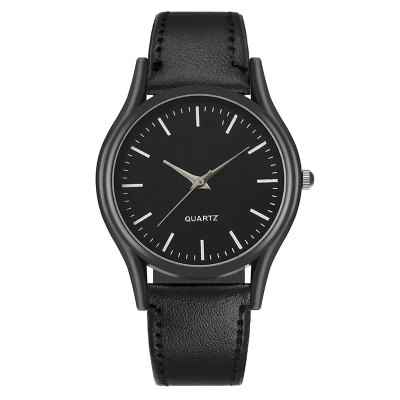 Watches for Men Reloj Hombre Fashion Watch for Lovers Leather Watches Quartz Wristwatch Clock Gift Relogios Masculino