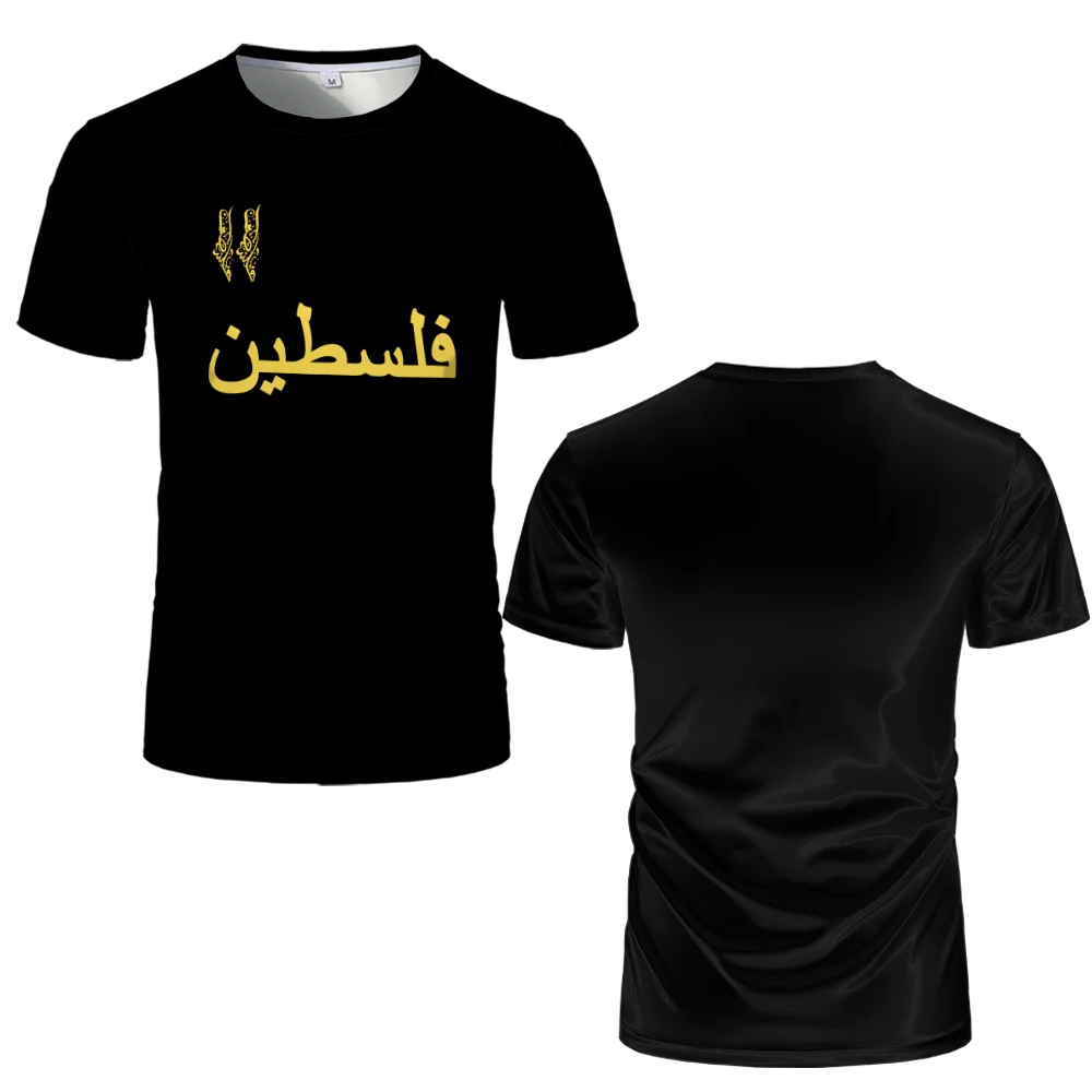 Palestine Football Jersey Men Women T Shirts Luxury Digital Print Soccer Uniform Summer Palestinian Flag Oversize Kids/Adult Top