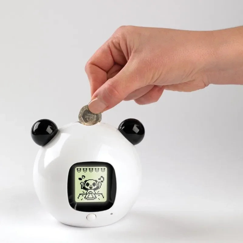 TAKARA TOMY Tamagotchi Electronic Pets Panda Bank Color Screen Virtual Game Console Nostalgic Toy for Children Gifts