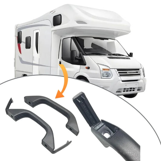 1pc Grab Pull Door Handles With Hole Covers Trailer Caravan Motorhome Van Car Exterior Door Handles Parts Accessories