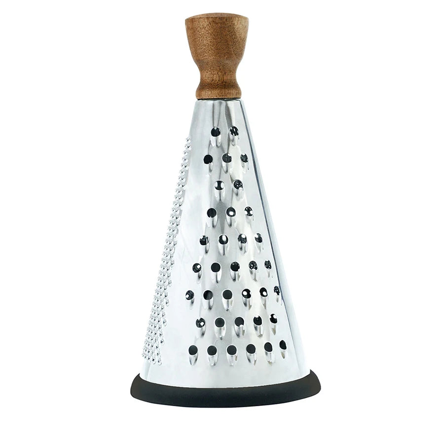 Cone Grater Cheese Grater Manual Cheese Grater Stainless Steel Silver Grater Veggie Chopper Vegetable Sturdy Cheese Grater