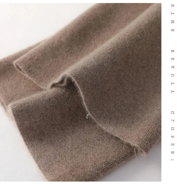 Soft Knitted Pants Women's Autumn/Winter Outerwear Hanging Knitted Wide Leg Pant White Floor Pants Straight Leg Pants