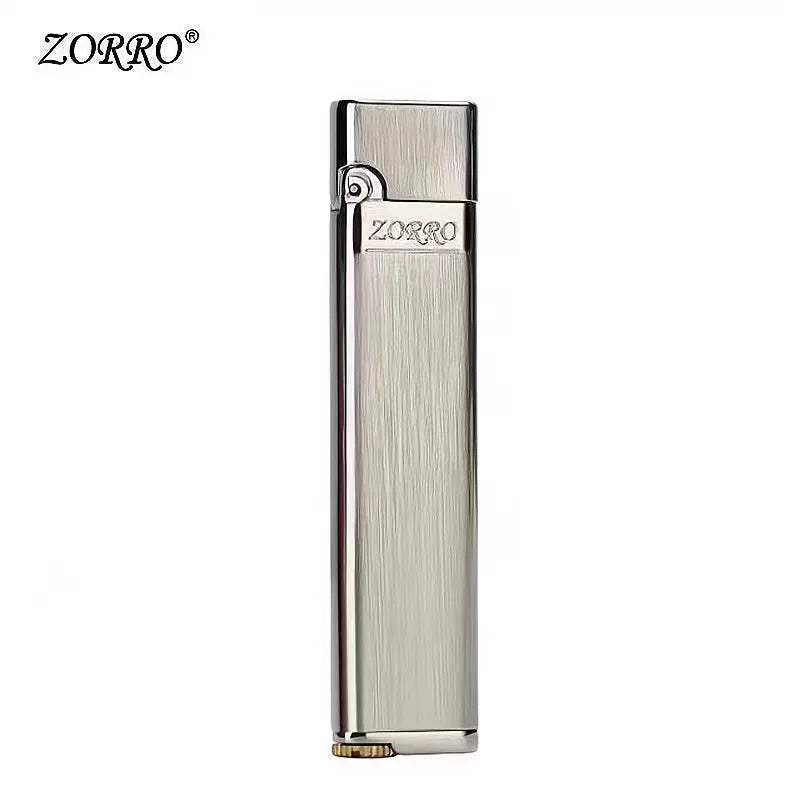 ZORRO High-end Kerosene Lighter Mini Metal Cigarette Lighter Windproof Lighter Portable Open Flame Lighter Gifts for Boyfriend
