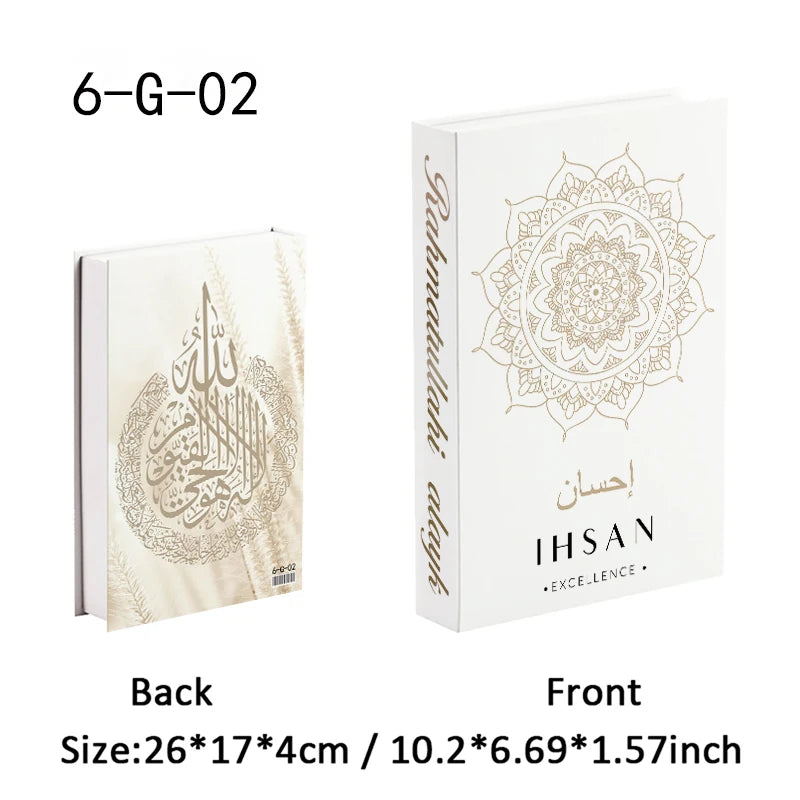 Islamic Church Writing Culture Fake Books Decorative Coffee Table Decoration Storage Box Bookshelf Bedroom Aesthetic Home Decor