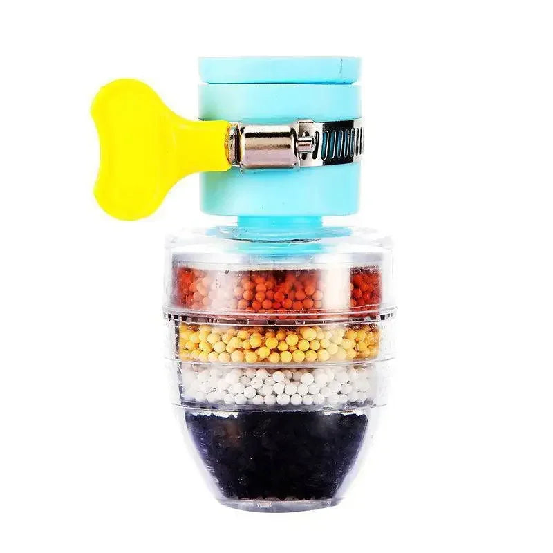 Universal Water Filter 6 Layers Faucet Filter Kitchen Foamer Shower Water Purifier for Bathroom Household Kitchen Accessories
