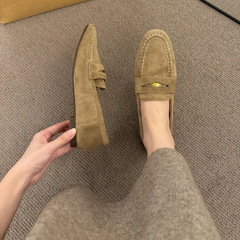 2026 New Flat Bottom Shoes Women's Lightweight and comfortable high-quality single shoes Casual Shoes Autumn Fashion