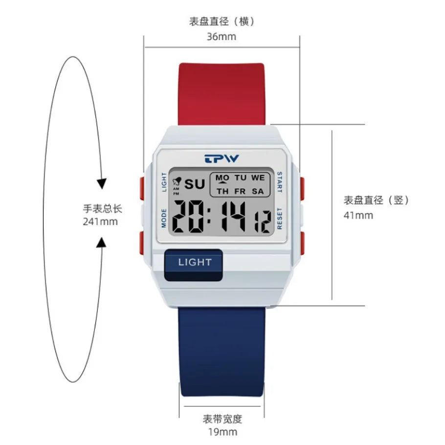 Men Watch for Men Set Brand Luxury LED Military Digital Multifunctional Mode Sport Quartz Fashion Watch Relogio Masculino