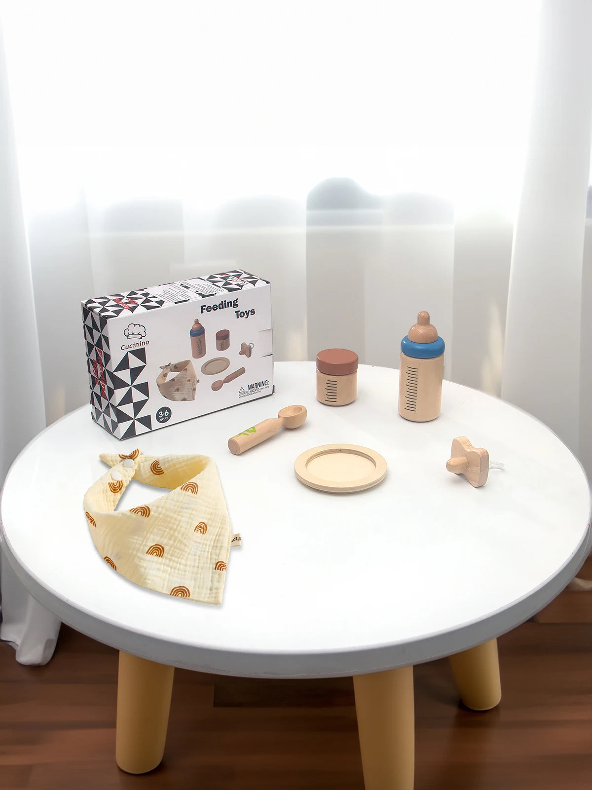 Baby Doll Feeding Set Early Learning Pretend Play Baby Doll Bottles Toy for Children Preschool Age