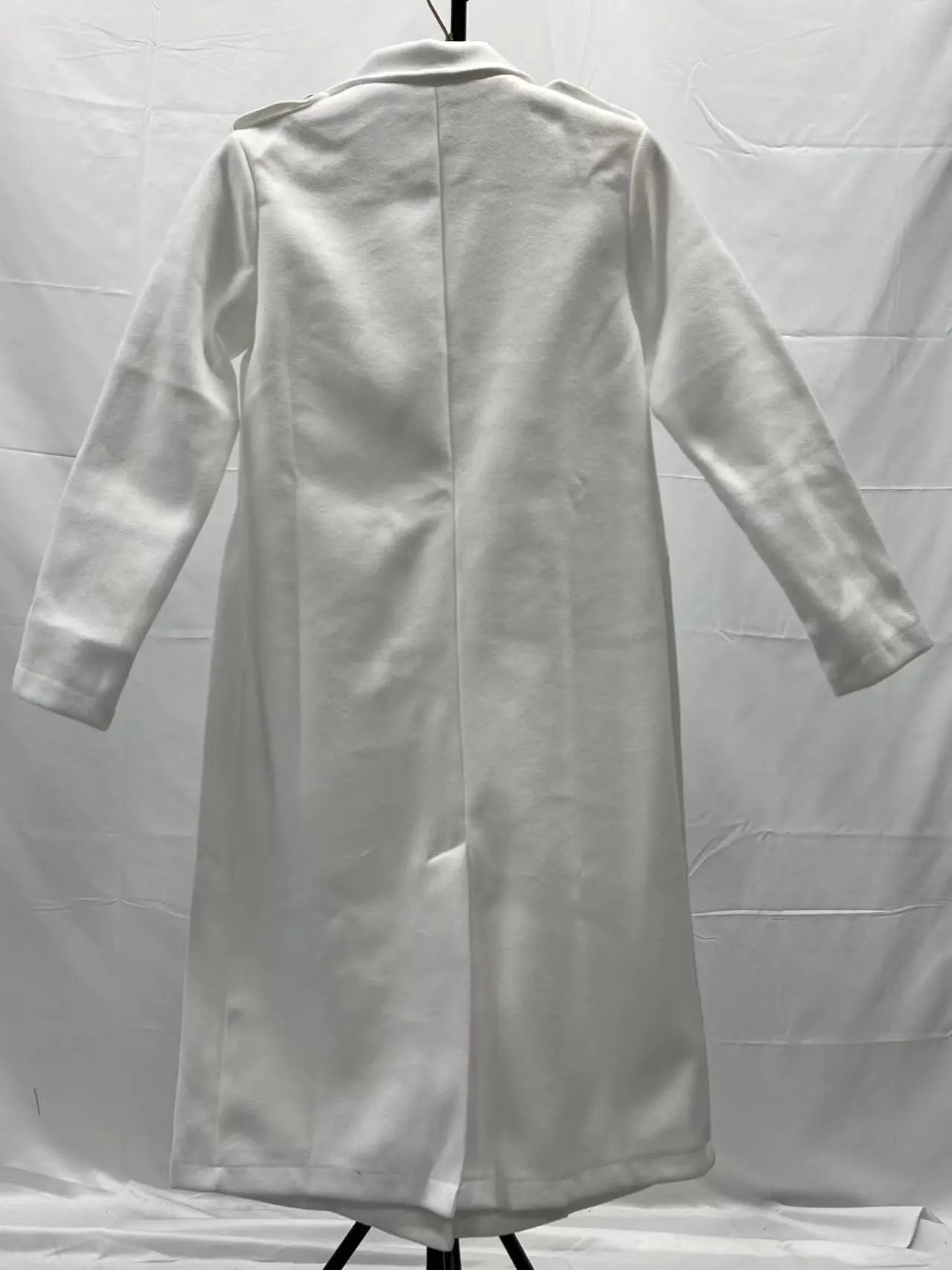Suit woolen coat senior sense 2024 autumn and winter new double-breasted shoulder slimming Korean version of woolen coat